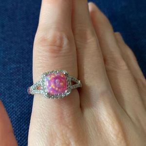 Charmed Aroma pink stone ring